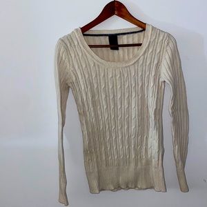 Cream Knitted Sweater